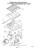 COMPARTMENT SEPARATOR Diagram and Parts List for ET20DKXVF07  Whirlpool Refrigerator