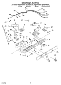 CONTROL Diagram and Parts List for GS2SHAXKT01  Whirlpool Refrigerator