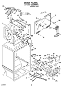 LINER PARTS Diagram and Parts List for GT2SHKXMS01  Whirlpool Refrigerator