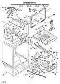 LINER PARTS Diagram and Parts List for GR9SHKXMS01  Whirlpool Refrigerator