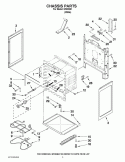 CHASSIS PARTS Diagram and Parts List for  Inglis Range