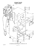 CABINET Diagram and Parts List for ET18HMXTN01  Whirlpool Refrigerator