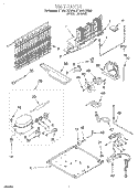UNIT Diagram and Parts List for ET18GKXFW00  Whirlpool Refrigerator