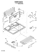 LINER PARTS Diagram and Parts List for KDDC27TTS00  KitchenAid Refrigerator