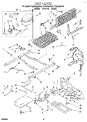 UNIT Diagram and Parts List for ET22DMXDB01  Whirlpool Refrigerator