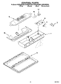 CONTROL PARTS Diagram and Parts List for GC3PHEXNT03  Whirlpool Refrigerator