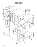 CABINET Diagram and Parts List for ET18SKRWN01  Whirlpool Refrigerator