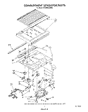 COMPARTMENT SEPARATOR Diagram and Parts List for ET20DKXVF02  Whirlpool Refrigerator