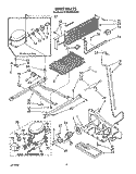 UNIT Diagram and Parts List for ET20DKXVF06  Whirlpool Refrigerator