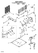 UNIT PARTS Diagram and Parts List for ET8WTMXKQ05  Whirlpool Refrigerator