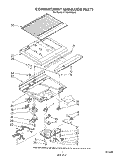 COMPARTMENT SEPARATOR Diagram and Parts List for ET18SKRSW05  Whirlpool Refrigerator