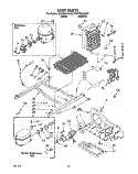 UNIT Diagram and Parts List for ED27DQXAW03  Whirlpool Refrigerator