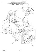 DISPENSER FRONT Diagram and Parts List for GD27DIXHS02  Whirlpool Refrigerator