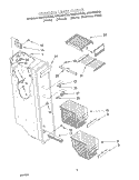 FREEZER LINER Diagram and Parts List for GS5SHGXKB00  Whirlpool Refrigerator