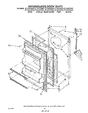 REFRIGERATOR DOOR , LIT/OPTIONAL Diagram and Parts List for ET18JKYSW09  Whirlpool Refrigerator