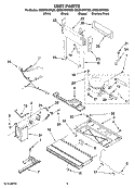 UNIT PARTS Diagram and Parts List for GB2SHDXPB02  Whirlpool Refrigerator