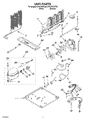 UNIT PARTS Diagram and Parts List for ET8LFKXKQ03  Whirlpool Refrigerator
