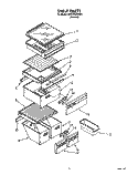SHELF Diagram and Parts List for ED27DQXXN01  Whirlpool Refrigerator