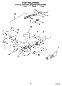 CONTROL PARTS Diagram and Parts List for GD5SHAXMB00  Whirlpool Refrigerator
