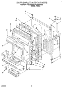 REFRIGERATOR DOOR Diagram and Parts List for ET22DMXBW02  Whirlpool Refrigerator