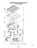 COMPARTMENT SEPARATOR Diagram and Parts List for ET18SCXRWR0  Whirlpool Refrigerator