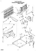 UNIT Diagram and Parts List for ET18JKXDN03  Whirlpool Refrigerator