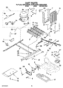 UNIT PARTS Diagram and Parts List for GS2SHAXSB03  Whirlpool Refrigerator