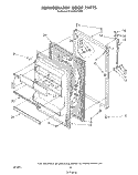 REFRIGERATOR, LIT/OPTIONAL Diagram and Parts List for ET18HKXTG00  Whirlpool Refrigerator
