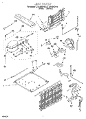 UNIT Diagram and Parts List for ET20NMXDN10  Whirlpool Refrigerator