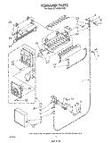 ICEMAKER, LIT/OPTIONAL Diagram and Parts List for ET18HMXTW00  Whirlpool Refrigerator
