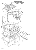 SHELF, OPTIONAL Diagram and Parts List for ET8MTKXKQ02  Whirlpool Refrigerator