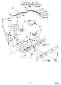 CONTROL Diagram and Parts List for ED25RQXFW01  Whirlpool Refrigerator