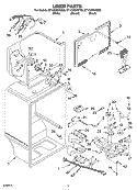 LINER PARTS Diagram and Parts List for ET1CHMXKB08  Whirlpool Refrigerator