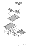 SHELF Diagram and Parts List for ET18SKRWW02  Whirlpool Refrigerator