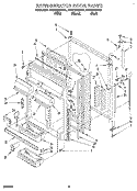 REFRIGERATOR DOOR Diagram and Parts List for ET22DMXBB01  Whirlpool Refrigerator