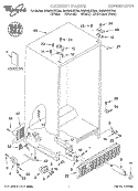 CABINET, LITERATURE Diagram and Parts List for GS5SHGXKB00  Whirlpool Refrigerator