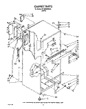 CABINET Diagram and Parts List for ET18SKRWW02  Whirlpool Refrigerator