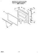 FREEZER DOOR Diagram and Parts List for ET18TKXDN05  Whirlpool Refrigerator