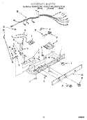 CONTROL Diagram and Parts List for GD25DQXFB01  Whirlpool Refrigerator