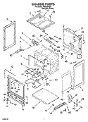 CHASSIS PARTS Diagram and Parts List for TES325MQ1  Estate Range