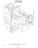 LINER Diagram and Parts List for ET18NKXSW02  Whirlpool Refrigerator