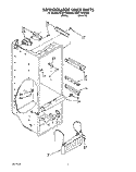 REFRIGERATOR LINER Diagram and Parts List for ED25YQXAW00  Whirlpool Refrigerator