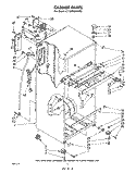 CABINET Diagram and Parts List for ET18TKXMWR0  Whirlpool Refrigerator