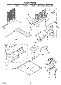 UNIT Diagram and Parts List for GR9SHKXKL01  Whirlpool Refrigerator