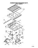 COMPARTMENT SEPARATOR Diagram and Parts List for ET20GMXYW01  Whirlpool Refrigerator
