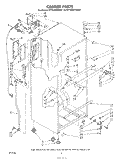 CABINET Diagram and Parts List for ET18JMYSN05  Whirlpool Refrigerator