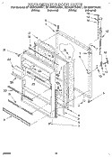 REFRIGERATOR DOOR, LIT/OPTIONAL Diagram and Parts List for ET18NKXAW01  Whirlpool Refrigerator