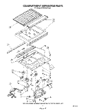 COMPARTMENT SEPARATOR Diagram and Parts List for ET25DMXVF01  Whirlpool Refrigerator