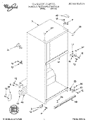 CABINET Diagram and Parts List for ET22RKXGN01  Whirlpool Refrigerator
