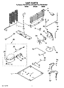 UNIT PARTS Diagram and Parts List for ET8CHMXKB07  Whirlpool Refrigerator